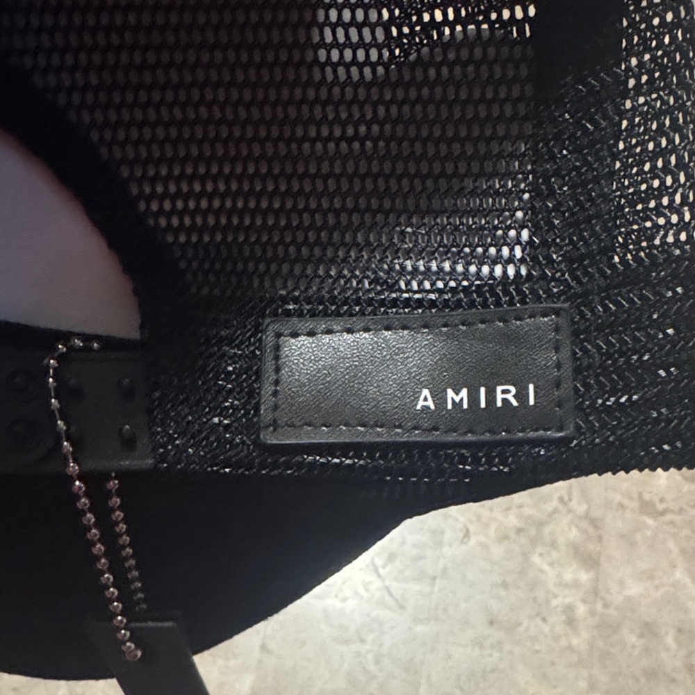 AMIRI Black Logo Cap - Picture 2 of 3